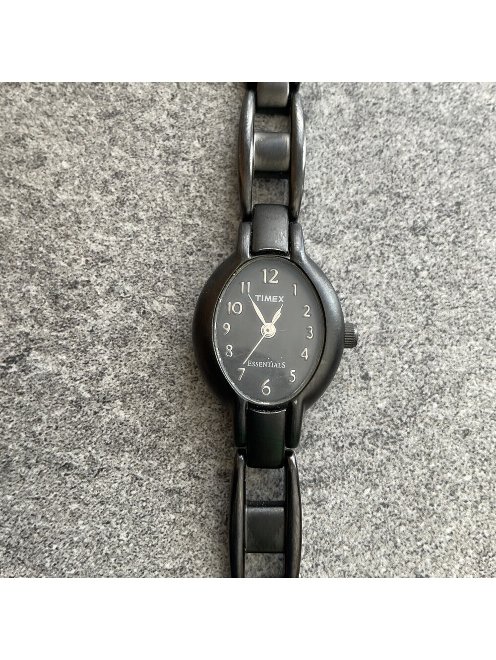 Timex Womens Watch 20mm Black Case With Black Dial and Band Bin O